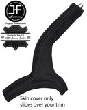 BLACK STITCHING REAL SUEDE HANDBRAKE GAITER FITS MITSUBISHI ASX 2010-2017