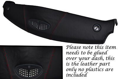 RED STITCH FITS BMW MINI ONE COOPER S R50 R53 2001-2006 DASH LEATHER COVER
