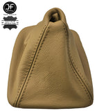 TAN REAL LEATHER MANUAL GEAR STICK GAITER FITS BMW 3 SERIES E36 E46 91-05