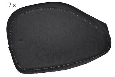 FITS MAZDA RX7 FD3S grey stitch 2X LEATHER KNEE PADS COVERS 92-98 CUSTOM NEW