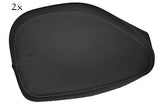 FITS MAZDA RX7 FD3S grey stitch 2X LEATHER KNEE PADS COVERS 92-98 CUSTOM NEW