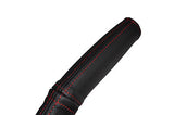 red stitching FITS PEUGEOT 607 00-08 HANDBRAKE HANDLE COVER ONLY CUSTOM NEW