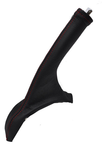 FITS TOYOTA YARIS MK1 98-05 red stitch LEATHER HANDBRAKE GAITER CUSTOM NEW