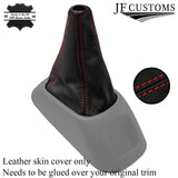 RED STITCH LEATHER GEAR GAITER FITS HYUNDAI STAREX MK1 H-1 H200 97-06 CUSTOM NEW