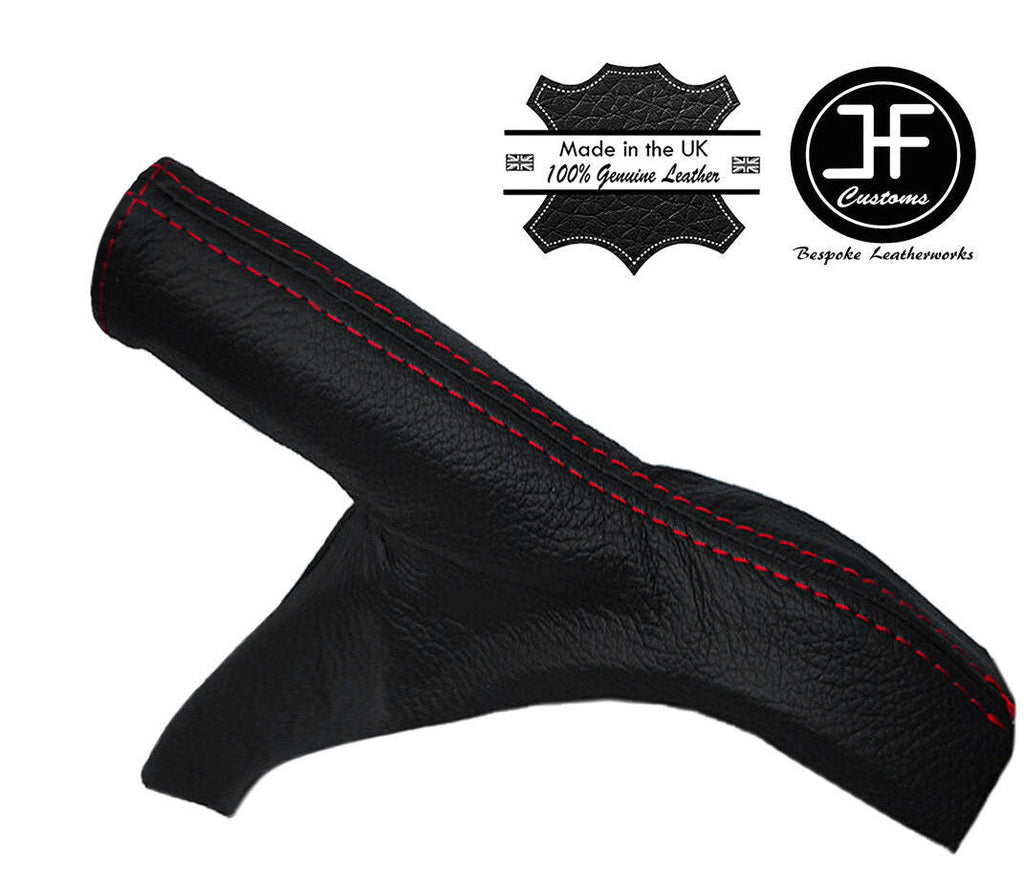 RED STITCHING GENUINE LEATHER HANDBRAKE GAITER FITS TOYOTA CELICA 1999-2005