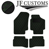 GREEN DIAMOND STITCH VINYL 4X TAILORED FLOOR CARPETS FOR KIA RIO 2005-2010 JF1