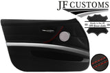 RED STITCH LEATHER 1X FRONT DOOR HANDLE TRIM + COVER FOR BMW E90 E91 E92 E93