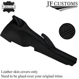 BLACK STITCH LEATHER GEAR+HANDBRAKE+CONSOLE TUNNEL COVERS FOR VAUXHALL VX220