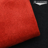 RED SUEDE SET OF DASHBOARD AIR VENT TRIMS FOR PEUGEOT 207 2006-2013 CUSTOM NEW