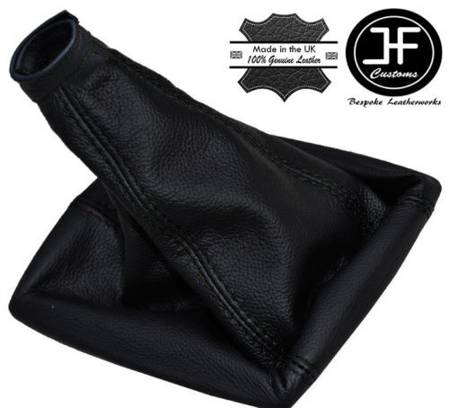 BLACK STITCHING MANUAL LEATHER GEAR GAITER FOR KIA CEE'D CEED 2006-2012