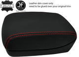 RED STITCH ARMREST LID REAL LEATHER COVER FITS SUZUKI GRAND VITARA 2003-2005
