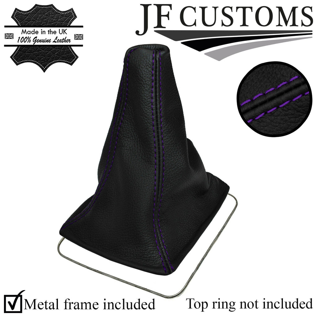 PURPLE STITCH FOR TOYOTA CELICA 1999-2006 GEAR STICK GAITER SHIFT BOOT LEATHER