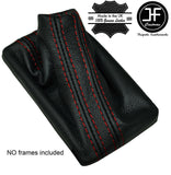 RED STITCH FITS AUDI A5 2007-2015 AUTO AUTOMATIC LEATHER GEAR GAITER CUSTOM NEW