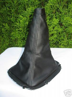 FITS SUBARU FORESTER BLACK LEATHER GEAR GAITER 1998-2002 CUSTOM NEW MADE IN UK