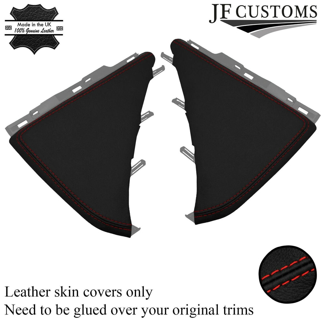 RED STITCH 2X CONSOLE SIDE COVERS FOR SCION FRS SUBARU BRZ TOYOTA GT86 12-20