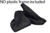 FITS BMW E39 5 LEATHER 1995-2003 GAITERS SHIFT BOOT HANDBRAKE TRI STITCHING