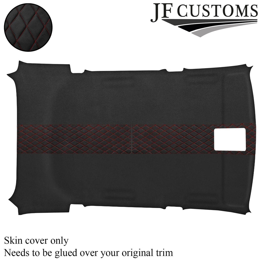 DSG2 D RED STITCH D GREY LUXE SUEDE HEADLINER COVER FOR FOR BMW X3 E83 03-10