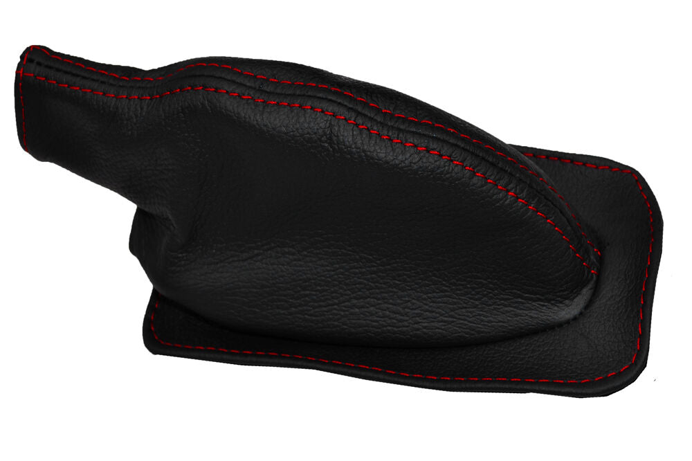 RED STITCH LEATHER HANDBRAKE GAITER FITS TRIUMPH TR4 TR5 TR6 CUSTOM NEW