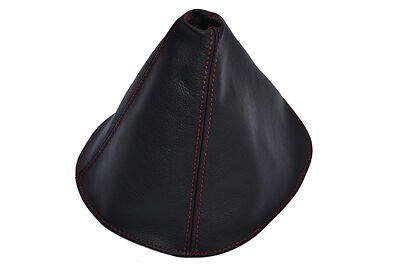 FITS PONTIAC GTO 04-06 GEAR GAITER REAL LEATHER RED STITCHING CUSTOM NEW