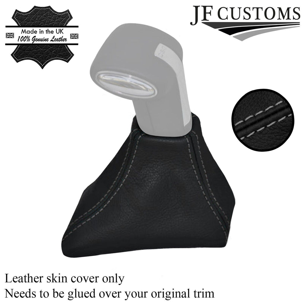 FITS VW PASSAT B6 05-10 GREY STITCH DSG AUTOMATIC GEAR LEATHER COVER CUSTOM NEW