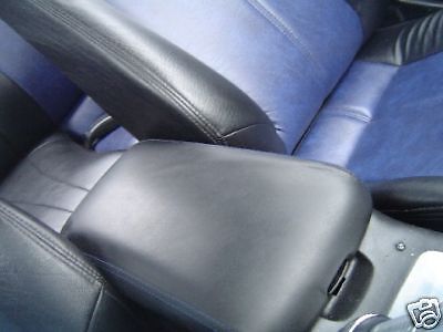 FITS MITSUBISHI FTO REAL BLACK LEATHER ARM REST COVER ONLY CUSTOM NEW MADE IN UK