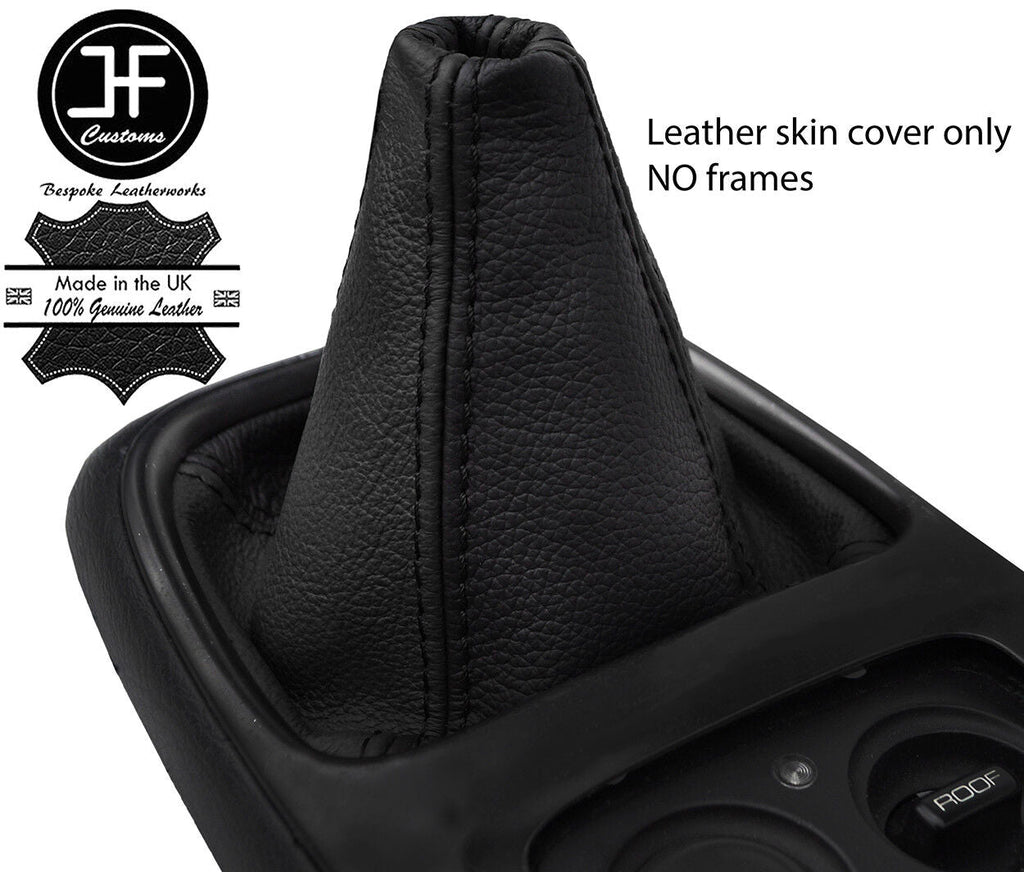 BLACK TOP GRAIN REAL LEATHER MANUAL GEAR GAITER FITS HONDA S2000 1999-2009