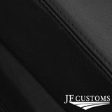 BLACK STITCH LEATHER CENTRE CONSOLE COVER FOR RANGE ROVER L320 SPORT 05-13