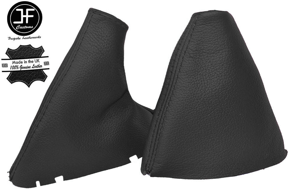 GREY LEATHER FITS VOLVO S60 2000-2007 MANUAL GEAR STICK HANDBRAKE GAITER