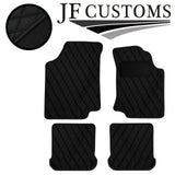 BLACK DIAMOND STITCH VINYL 4X TAILORED FLOOR CARPETS FOR GOLF MK3 92-97 JF1