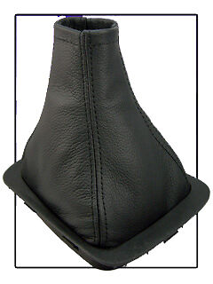 FITS OMEGA B BLACK GEAR GAITER GAITOR GATER LEATHER 94-99 CUSTOM NEW MADE IN UK