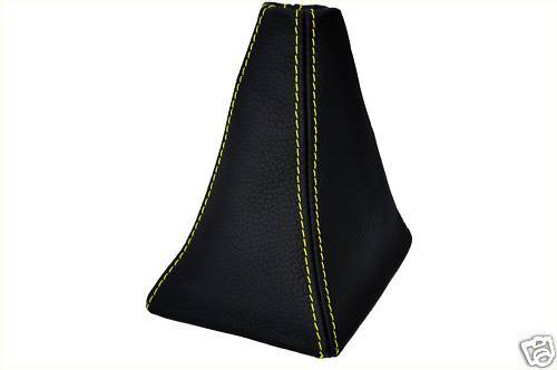 FITS MITSUBISHI CARISMA 95-04 LEATHER GEAR COVER YELLOW ST CUSTOM NEW MADE IN UK