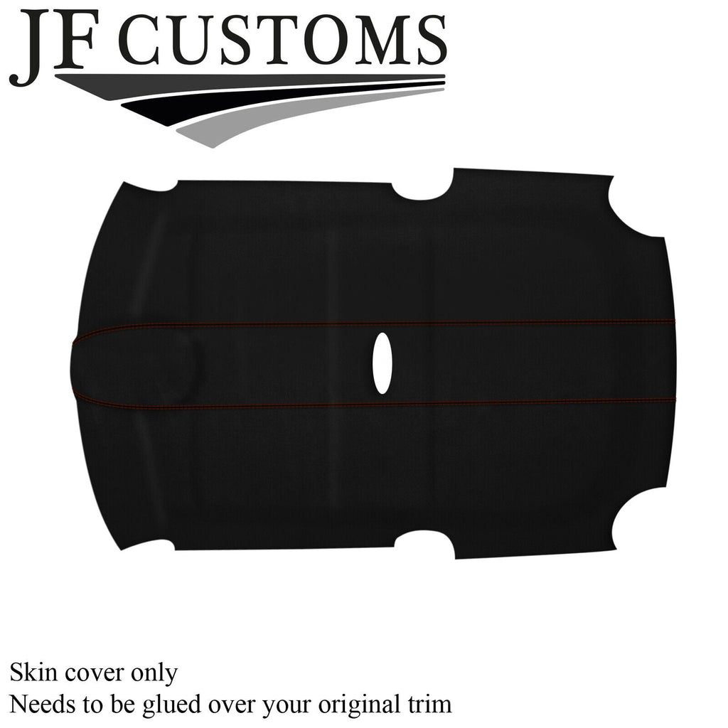 BROWN STITCH SUEDE ROOF LINING HEADLINER COVER FOR BMW MINI R50 R53 01-06