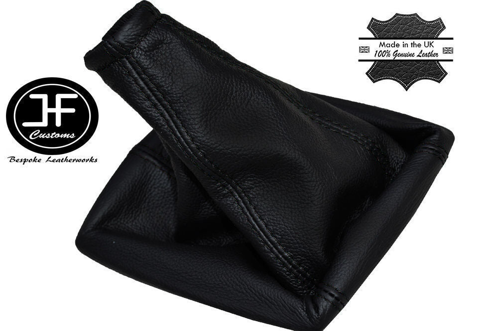 BLACK STITCH MANUAL LEATHER GEAR GAITER FITS VAUXHALL OPEL VECTRA B 1995-2002