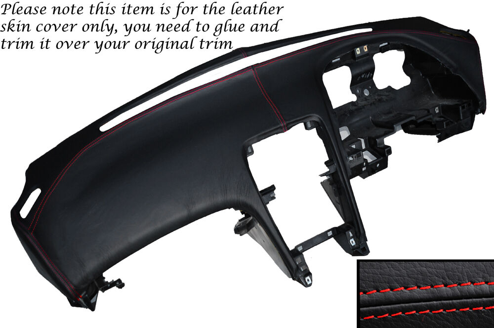 RED STITCH DASH DASHBOARD LEATHER COVER FITS NISSAN 300ZX Z32 1990-1996