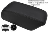 BLACK & BLACK ARMREST LEATHER COVER FOR MITSUBISHI SHOGUN CHALLENGER SPORT
