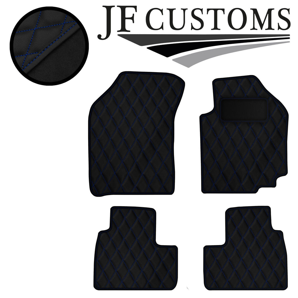 BLUE DIAMOND VINYL 4XTAILORED FLOOR CARPET FOR SUZUKI SWIFT AUTO 05-10 JF1