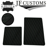 D GREEN DIAMOND STITCH VINYL 2X TAILORED FLOOR MAT CARPETS FOR LOTUS ELISE S1