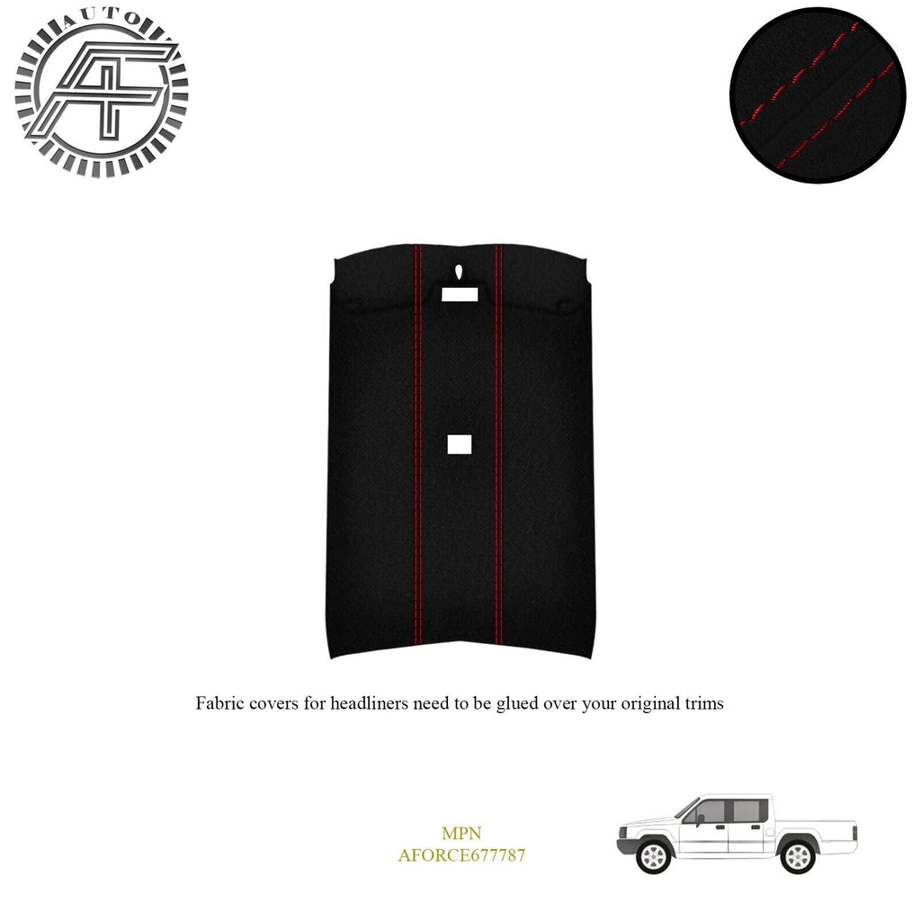 LUXE SUEDE HEADLINER COVER FITS MITSUBISHI L200 MK3 4-DOOR PICKUP 1996-2006