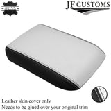 FITS FORD MUSTANG 05-09 LEATHER ARMREST COVER black white CUSTOM NEW MADE IN UK