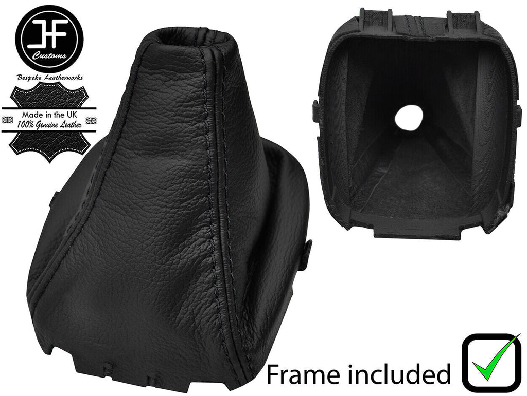 BLACK STITCH LEATHER MANUAL GEAR+PLASTIC FRAME FITS VAUXHALL MERIVA B 2010-2018