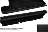BLACK STITCH UNDER DASH STORAGE TRAY LEATHER SKIN COVERS FITS PORSCHE 928 S2 S4