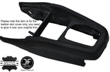 BLACK STICH CONSOLE GEAR SURROUND LEATHER COVER FITS VW GOLF MK4 IV JETTA 98-05
