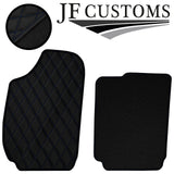 D BLUE DIAMOND STITCH VINYL 4XTAILORED FLOOR CARPET FOR FIAT STILO 01-07 JF1