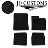 D BLUE DIAMOND STITCH VINYL 4X TAILORED FLOOR CARPETS FOR FORD CONSUL MK2 JF1