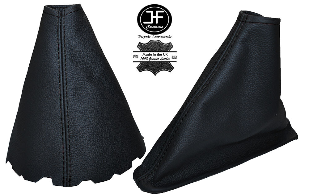 BLACK STITCH LEATHER GEAR & HANDBRAKE GAITER FOR TOYOTA COROLLA E15 E150 07-13