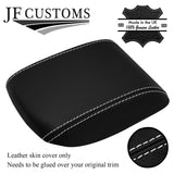 WHITE STITCHING TOP-GRAIN LEATHER ARMREST LID COVER FITS VOLVO V50 04-08