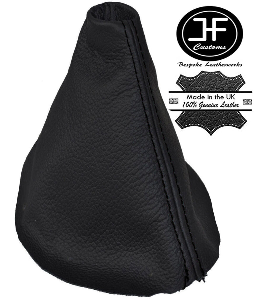 BLACK STITCH MANUAL LEATHER GEAR STICK GAITER FITS TOYOTA AVENSIS 2000-20002