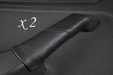 BLACK STITCH  FITS VW GOLF 5 MK5 V JETTA 04-2009 2X REAR DOOR HANDLE COVERS