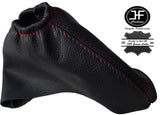 RED STITCH FITS CITROEN C5 MK2 2008-2015 HANDBRAKE GAITER REAL LEATHER COVER