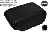 BLACK STITCH LEATHER ARMREST LID SKIN COVER FITS ISUZU VEHICROSS 1998-2001